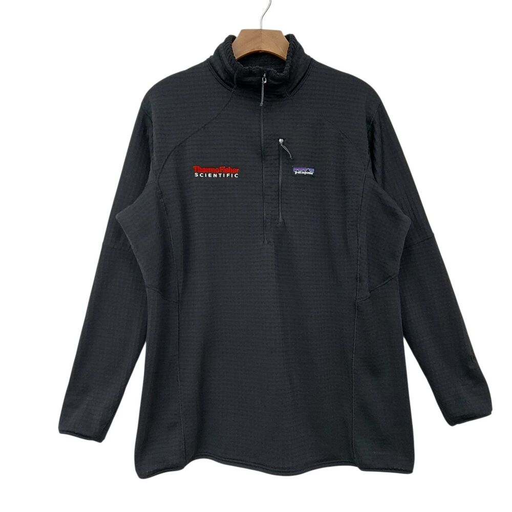 Patagonia R1 Pullover Womens XXL Black Polartec Thermal Running Gorpcore Hiking